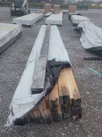 16ft Treated Laminated Post image