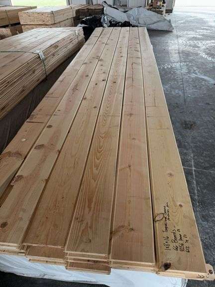 1x8x16 tongue and groove Ponderosa pine 66 boards 1056 linear foot selling per sq ft x612￼ image