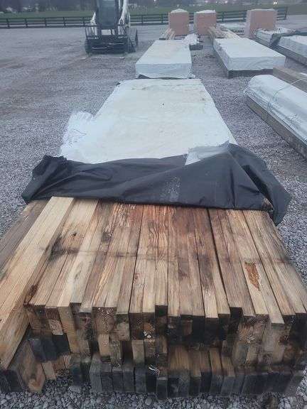 14ft Treated Laminated Post image