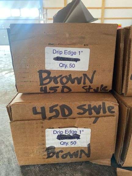 Brown Drip Edge 1” 4.5D Style (Qty 50 in a case selling @ 2 cases) image