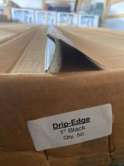 Black Drip Edge 1” (Qty 50 in a case selling @ 2 cases) image