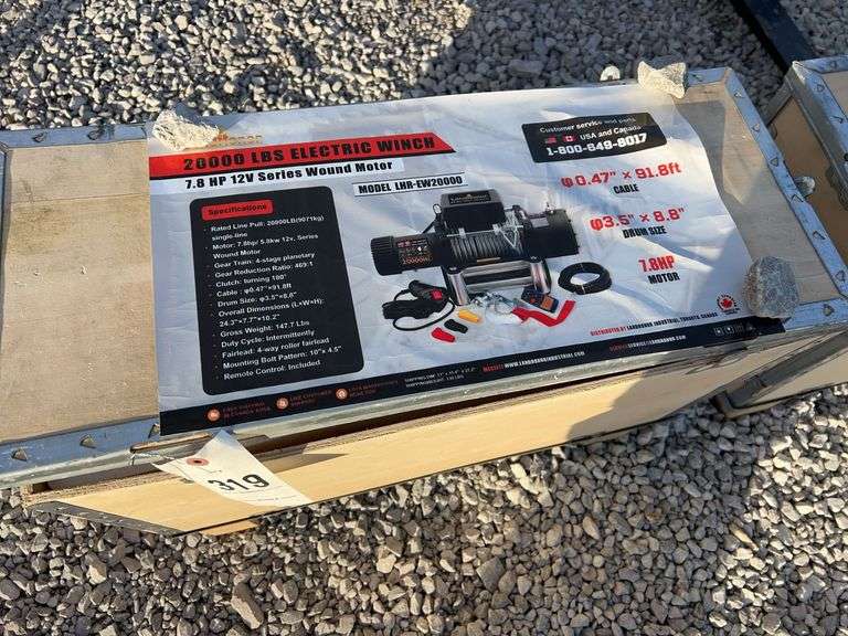 LHR-EW20000 20,000 pounds electric winch image