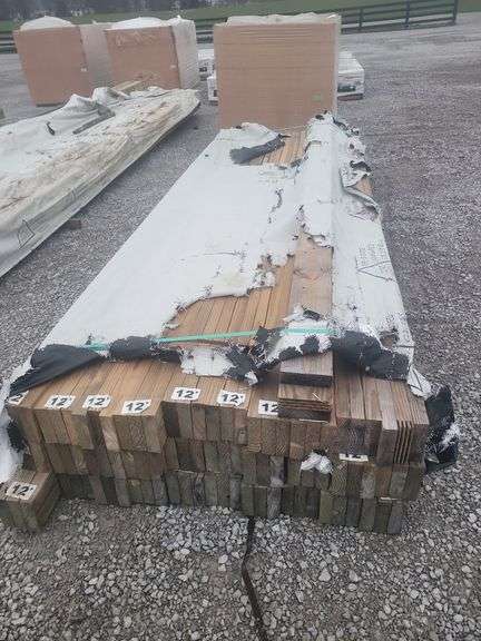 12ft Treated Laminated Post image