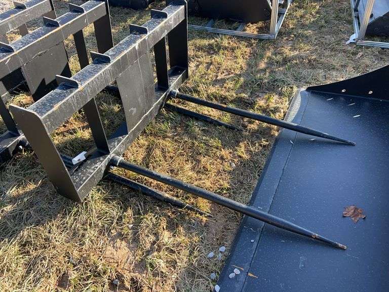 45" Skid Steer Two-Prong Hay Spear image