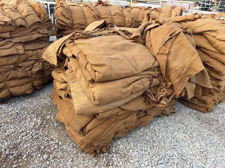 3/4 Bundle of burlap shade cloths image