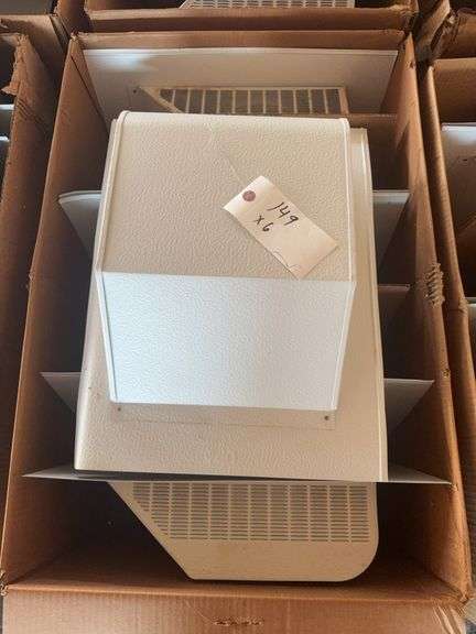 Roof louvers model 750 white image