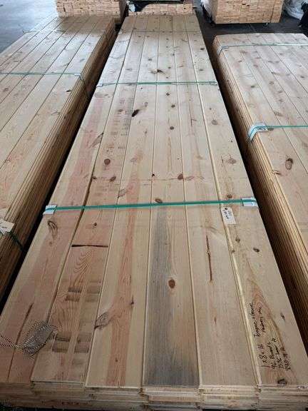 1x8x16 tongue and groove Ponderosa pine 96 boards 1536 linear foot selling per sq ft x890 image