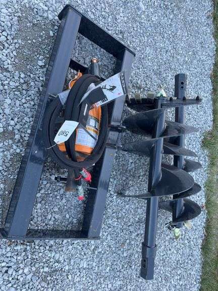Wolverine skid steer auger drive and bit image