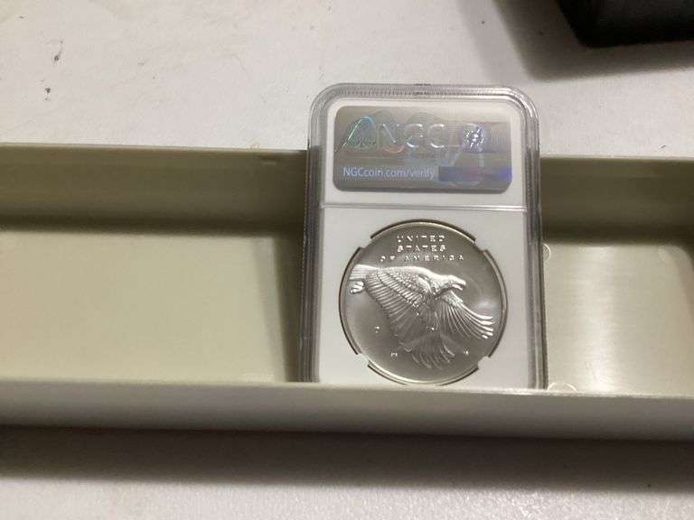 US Mint 225th Anniversary D Silver 1oz Medals NGC image