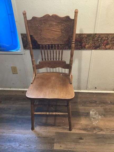 Ornate Wooden Chair image