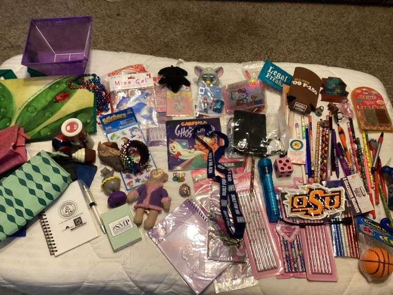 Mixed Lot of Collectibles, Toys, Stationery, and More image