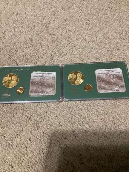 Abraham Lincoln Bicentennial Gettysburg Address Coin Sets - Limited Edition image