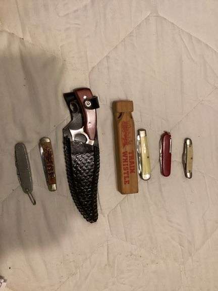 Pocket Knife Collection with Train Whistle image
