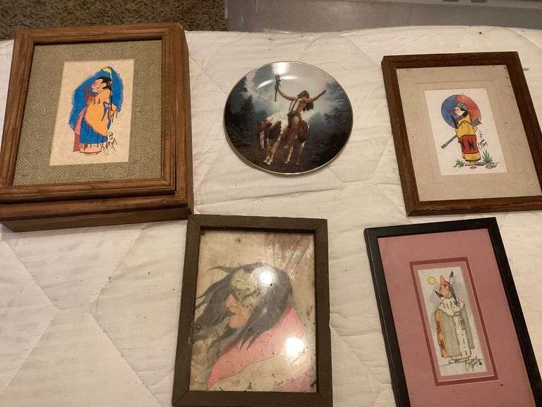 Baylon Young Native American Art Collection - Framed Prints and Mystic Warriors Plate image