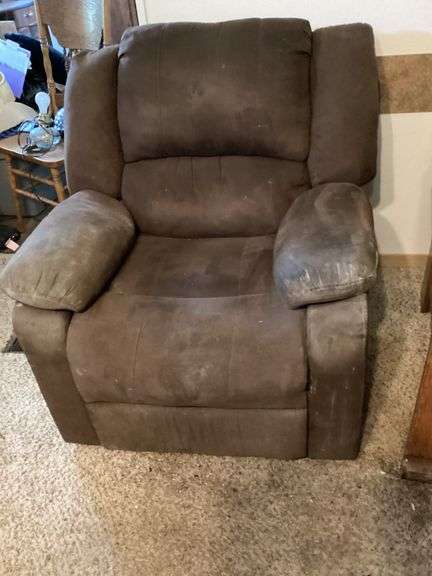 Brown Upholstered Recliner image