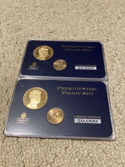 Two JFK Presidential Dollar Proof Sets - Limited Edition image