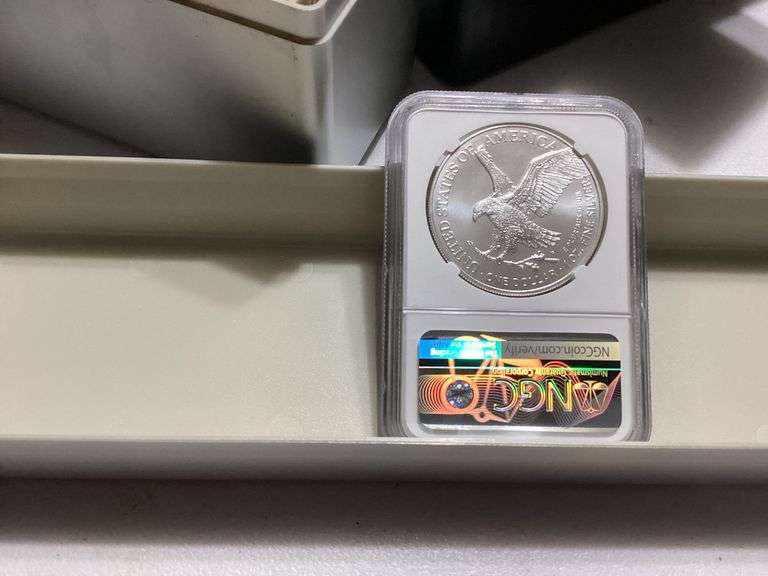 2022 (W) Eagle $1 First Day of Issue MS 70 image