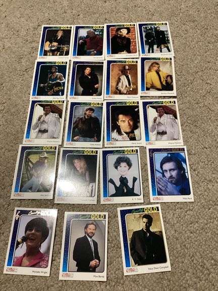 Collection of CMA Country Gold Hot Picks Trading Cards image