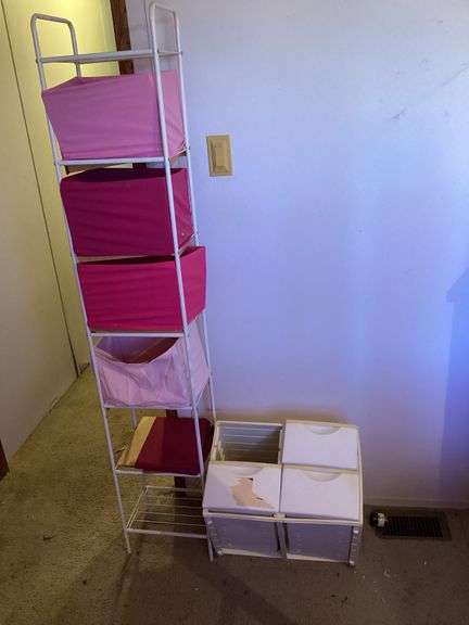 Storage Tower and Rolling Drawer Set image