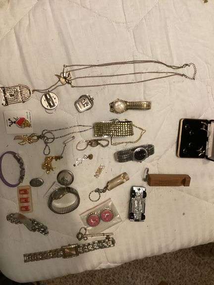 Mixed Lot of Jewelry, Watches, and Collectibles image