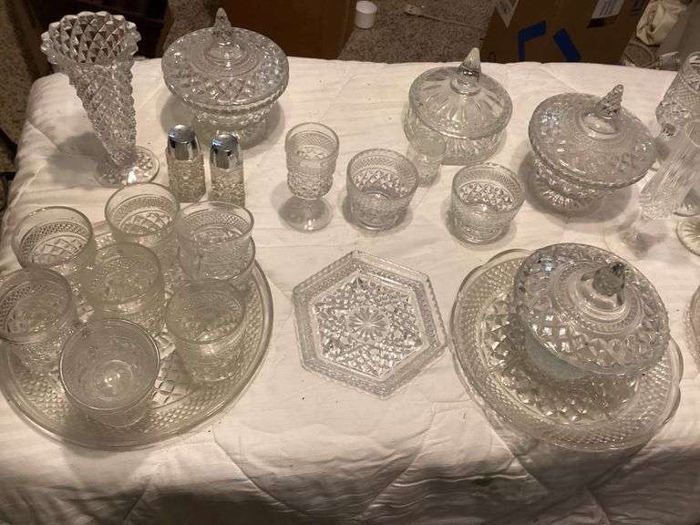 Assorted Decorative Clear Glassware Set - Lot 103 image