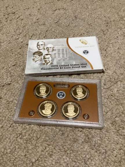 2015 United States Mint Presidential $1 Coin Proof Set image
