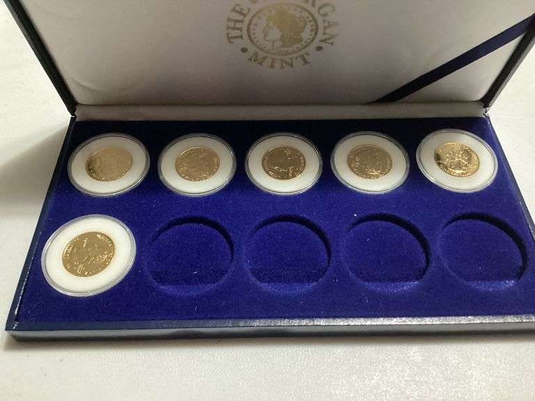 Morgan Mint Golden Commemorative Coin Set - Lot 85 image