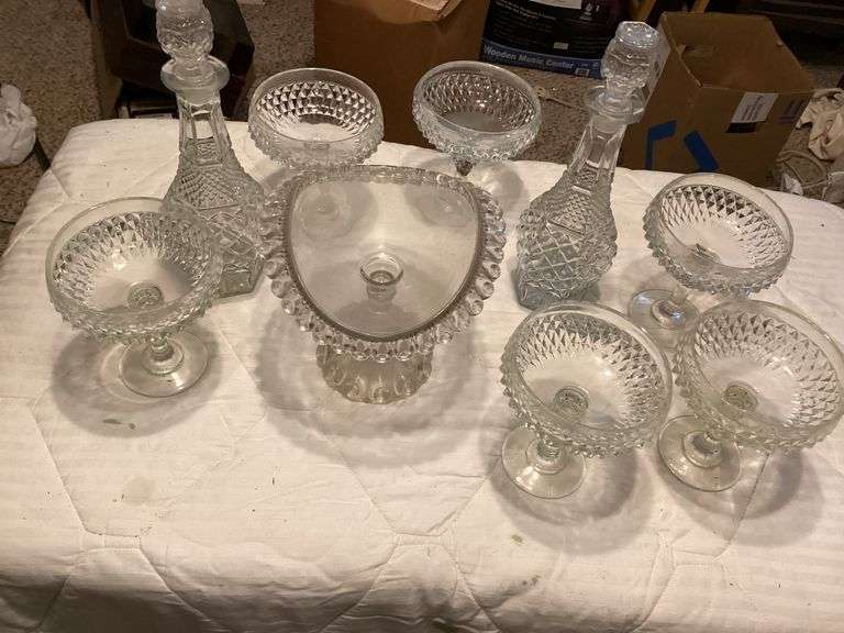 Crystal Glassware Collection: Decanters, Bowls, and Dessert Cups image