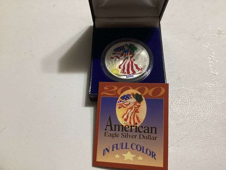 2000 American Eagle Silver Dollar in Full Color image