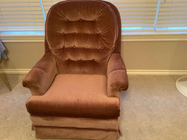 Tufted Upholstered Armchair image