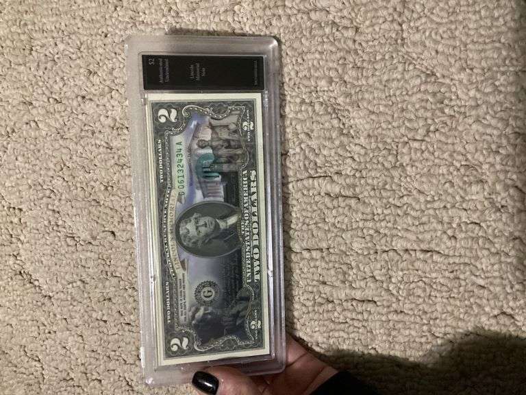 $2 Lincoln Uncirculated Note image