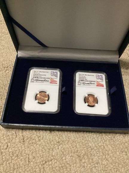 LOT 019: 2017 & 2019 Lyndall Bass Signed NGC Coins image