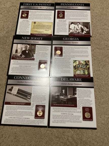 State Innovation Dollar Coin and Info Sheet Collection image