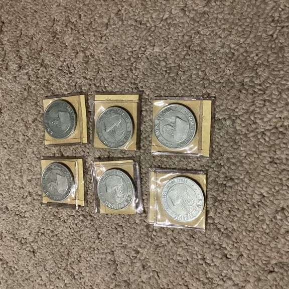 R.M.S. Titanic Replica Coins - Lot of 6 image
