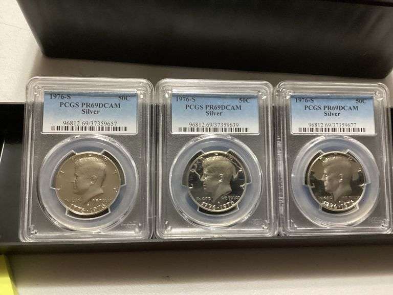1976-S PCGS PR69DCAM Kennedy Half Dollar Silver Coins image