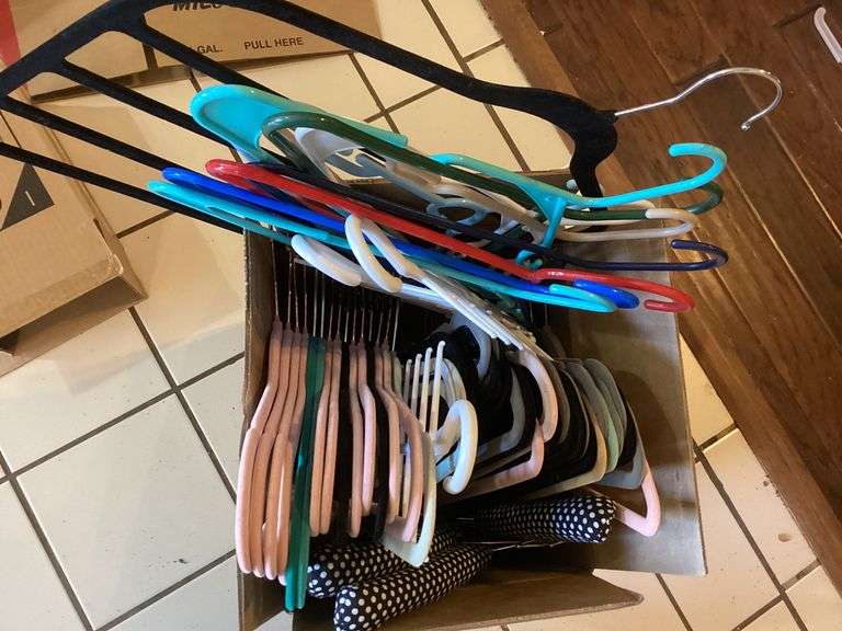 Mixed Lot of Clothing Hangers image