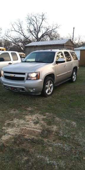 Silver Chevrolet Tahoe SUV image