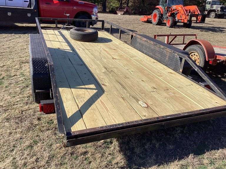 Utility Trailer with Wood Deck image