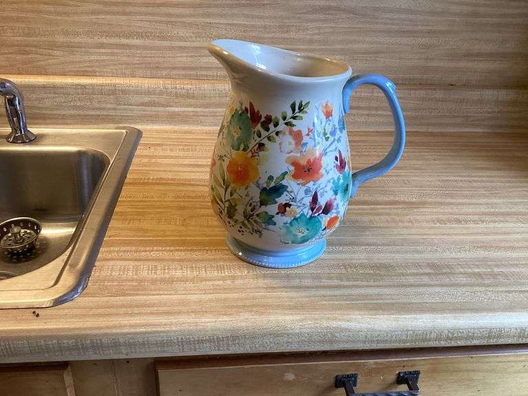 The Pioneer Woman Willow Floral Pitcher - 3.2 QT image