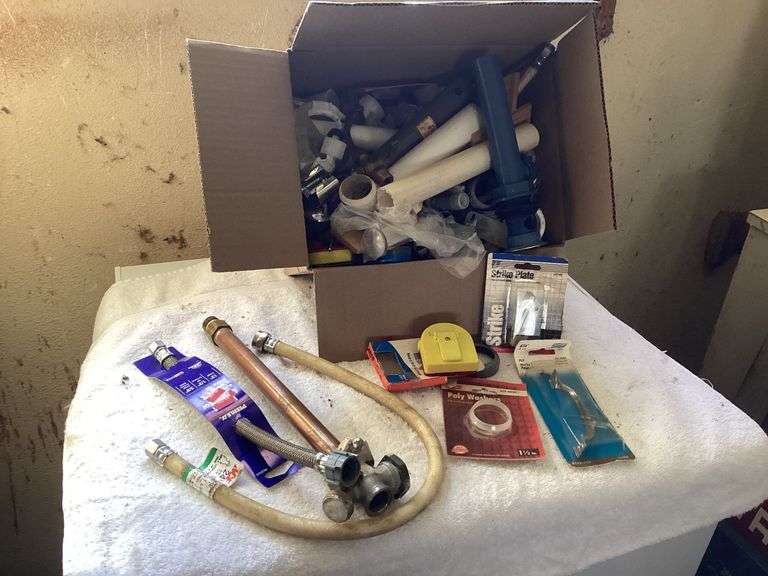 Assorted Plumbing and Hardware Lot image