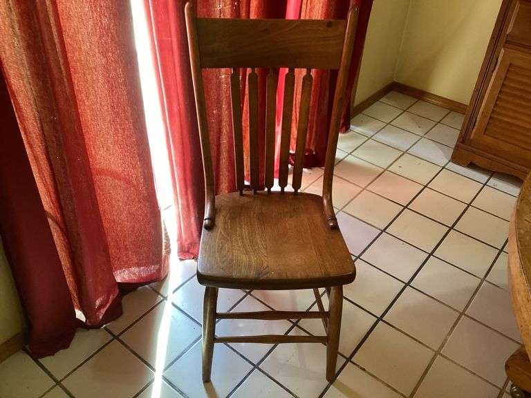 Wooden Spindle-Back Chair image