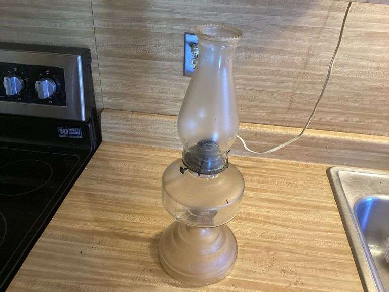 Vintage Style Hurricane Electric Lamp image
