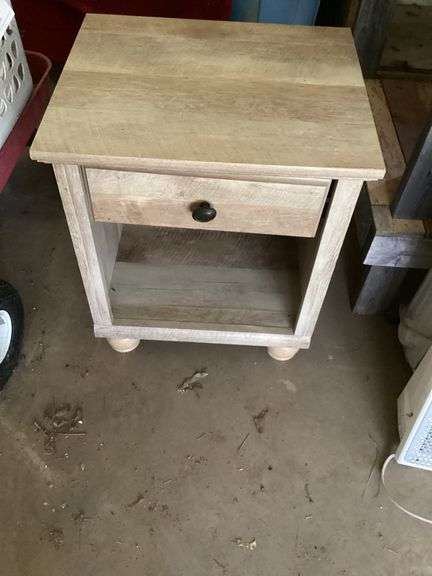 Wooden Side Table with Drawer image