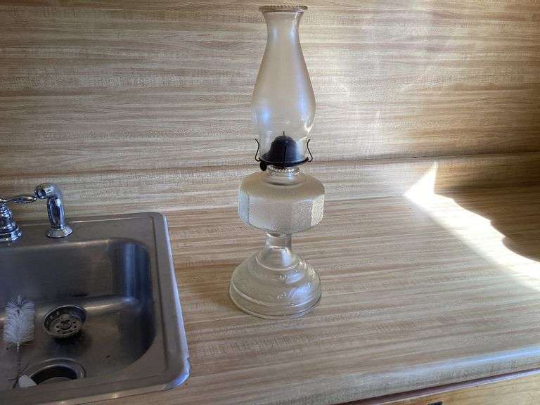 Clear Glass Kerosene Lamp image
