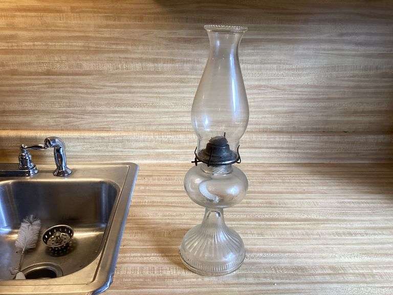 Clear Glass Kerosene Oil Lamp image