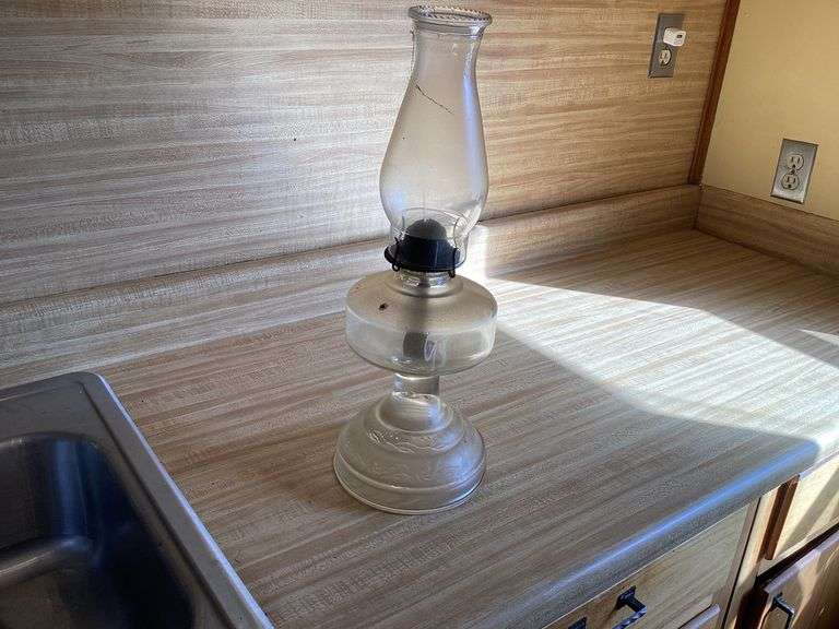 Clear Glass Oil Lamp image