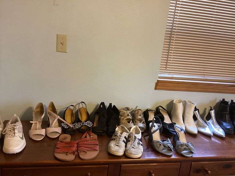 Assorted Lot of Ladies Shoes, Size 8 image