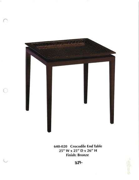10 - Crocodile End Tables image