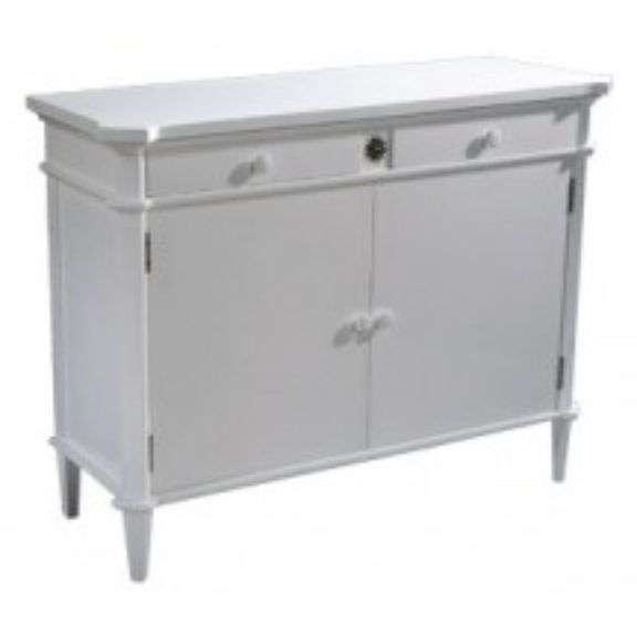 Cotton White Door Chest image