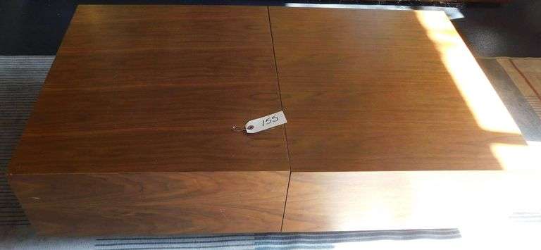 Laminate Coffee Table with Storage and Board Games, 27" x 47" image